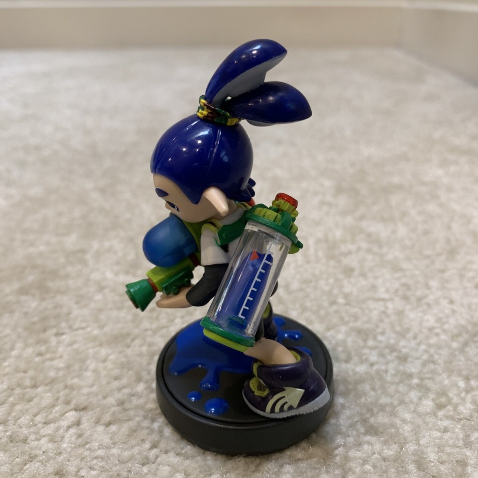 Nintendo Amiibo Splatoon Series Blue Inkling Boy Toy Figure Game ...