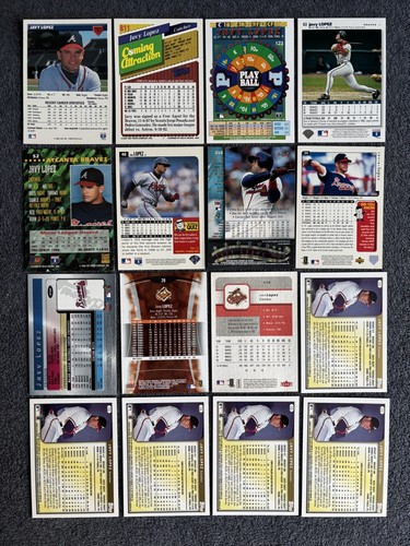 Navy Lopez 1993-2006 Baseball Rookie Karten Lot! 16x Karten Braves Orioles - Bild 2 von 2