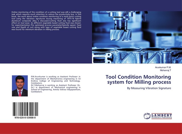 Tool Condition Monitoring System For Milling Process von Arunkumar P. M ...