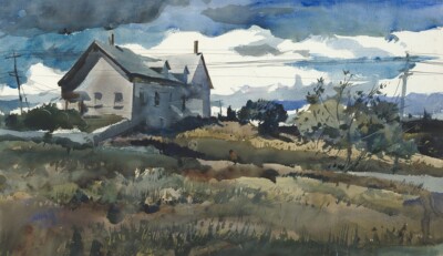 The Captain s House : Andrew Newell Wyeth : 1939 : Archival Canvas Art