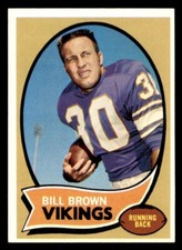 1970 Topps Football #83 Bill Brown EX/MT *d10