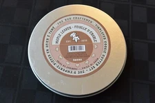 Vintage Fox Run Craftsmen 5 Maple Leaf Metal Cookie Pie Cutters in Metal Tin