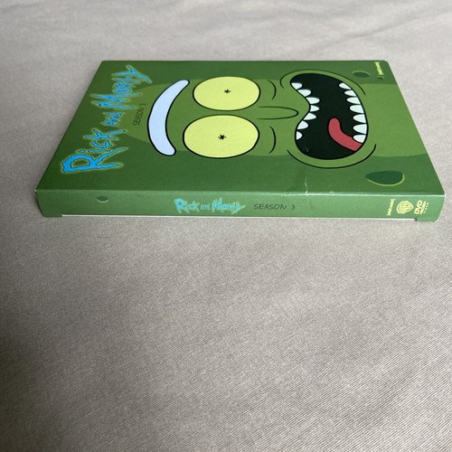 Rick and Morty: Season 3 (DVD 2017 2-Disc w/ Slipcover & Inserts) Adult Swim Com - Picture 4 of 12