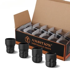 Disposable Tattoo Grip 12pcs Size 30-34-38mm Silicone Material for Wireless Pen