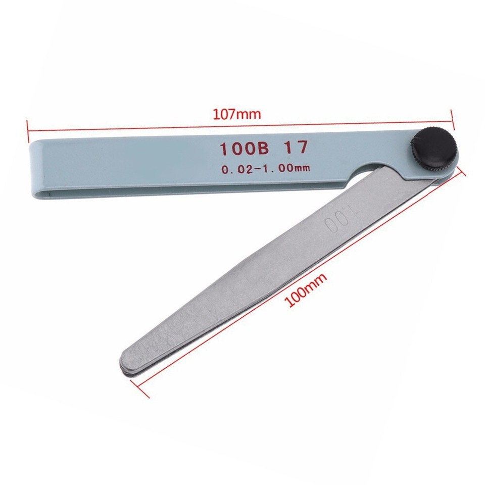 Feeler Gauge Feeler Tools Woodworking Tools 0.02 To 1mm 10cm/4inch