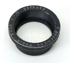 Front cell from VERY RARE P.Angenieux 50 mm 1.5 lens