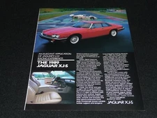 JAGUAR XJ-S 1989 ADVERTISEMENT WITH 1988 SPORTS CAR CHAMPION