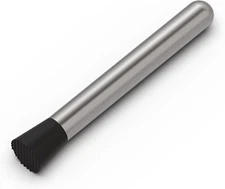 Ice Crusher 8" Stainless Steel Drink Muddler for Cocktails Bartender Accessories