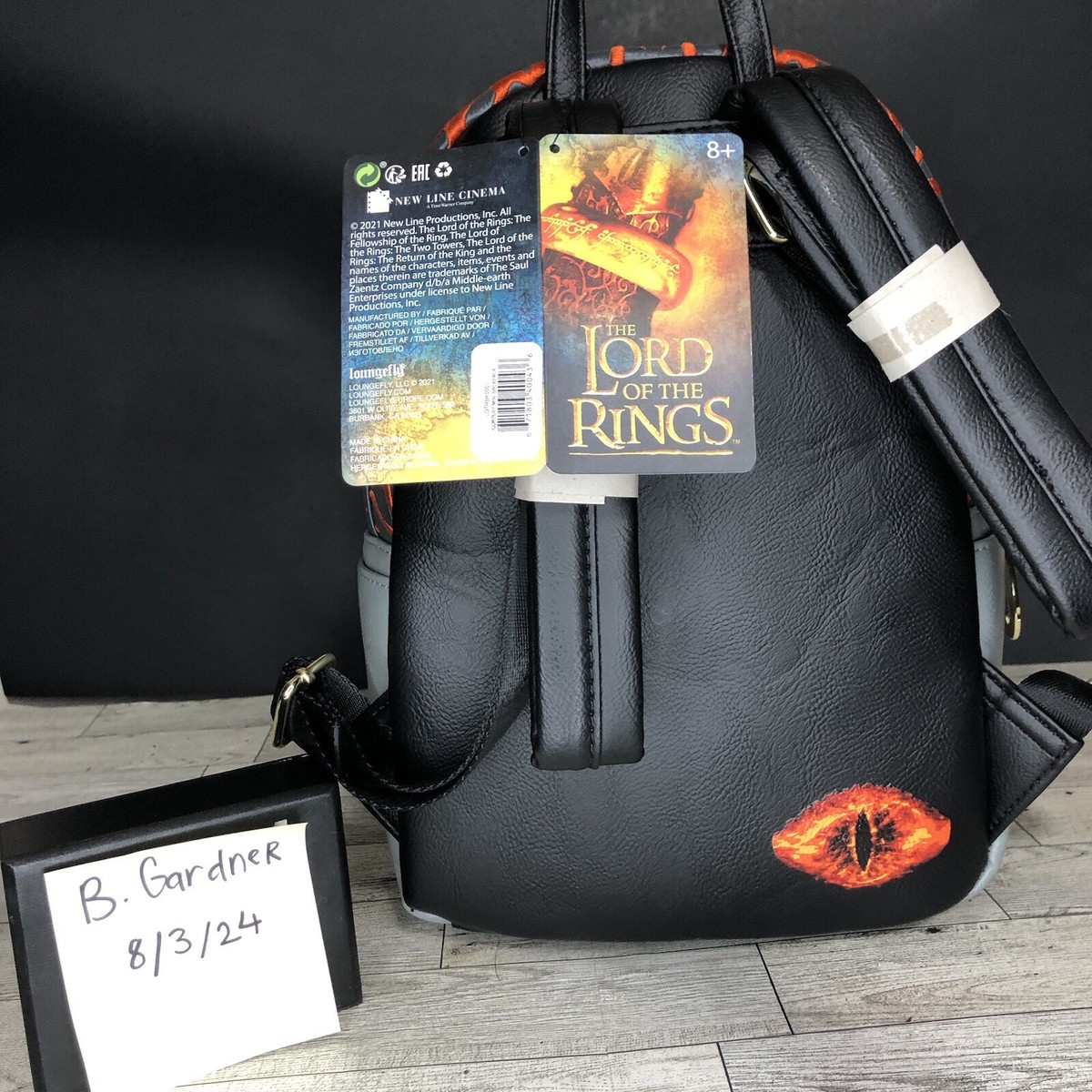 Loungefly Lord of the Rings Sauron Cosplay Mini Backpack