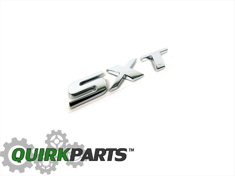 GRAN CARAVANA VIAJE DARDO TAPA MALETERO SXT CROMO EMBLEMA PLACA DE IDENTIFICACIÓN INSIGNIA MOPAR Foto 3 de 4