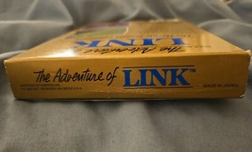 Legend of Zelda II The Adventure of Link Gold Nintendo NES Game Complete in Box