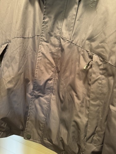 IZOD PerformX Gray Windbreaker Winter Zip Coat Jacket Size XXL - Picture 2 of 9