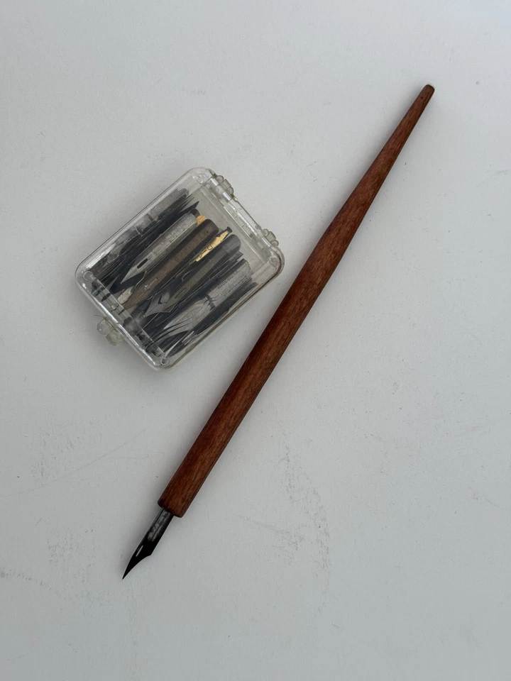 Lote vintage de plumillas para bolígrafo Dip Foto 4 de 4