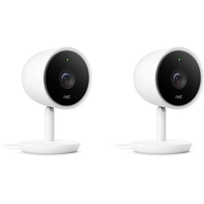 Google Nest NC3100US Google IQ Indoor Wireless Security 2mp Camera, 2-Pack