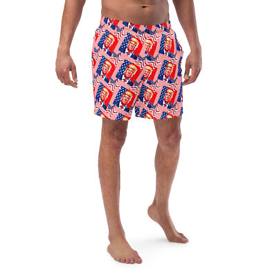 Trump Trunks Pink America Trump Swim Trunks | eBay