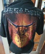 Vintage Black 1992 MegaDeth Concert Shirt "Countdown to Extinction"