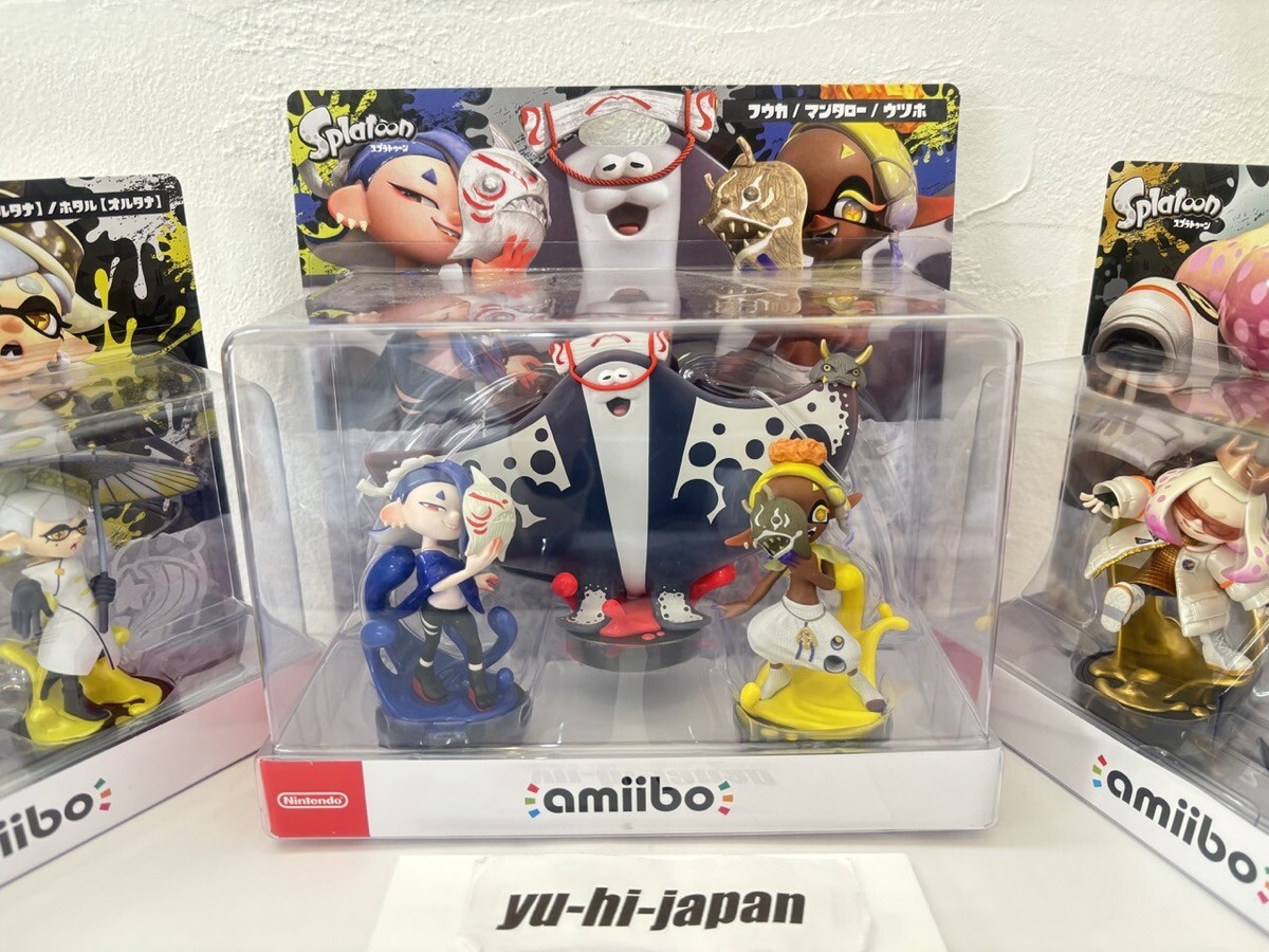 Nintendo amiibo Splatoon Set of 3 Smili Alliance & Squid Sisters