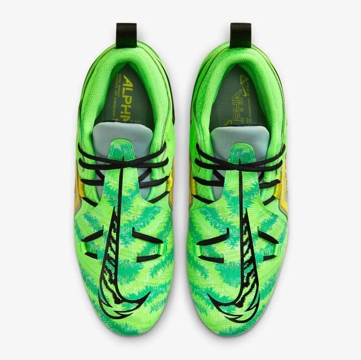 Nike Alpha Menace Pro 3 Razor Sharp Cuts Green Strike Black  display picture 1
