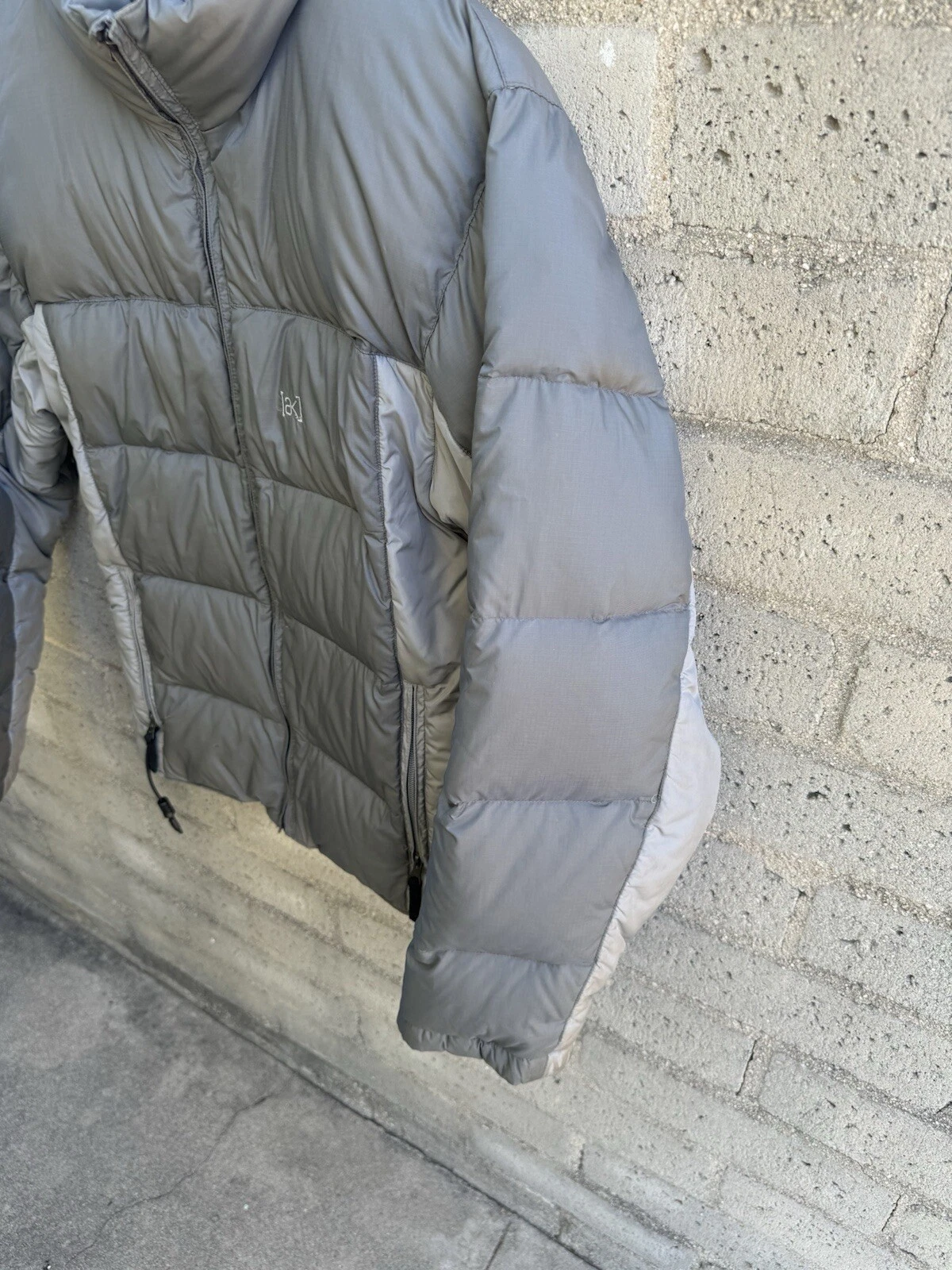 burton ak goose down insulated snow puffer nylon jacket
