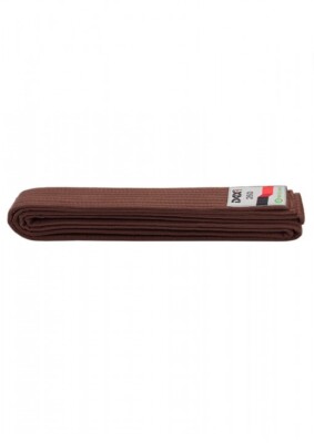 Dax Sports Budo Belt. brown. 240cm-380cm, Cotton. 4.5cm wide. Judo, Karate