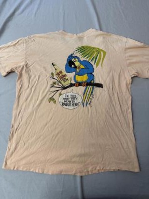 VTG Jimmy Buffet T-shirt 1986 Wasted Away 3 Feathers Rum XL