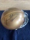 Johnny Lattner 53 Heisman Autographed Norte Dame Mini Helmet JSA COA & Case — photo 5