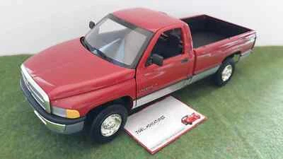 DODGE RAM 2500 V10 PICK UP rouge 1/18 AMERICAN MUSCLE ERTL voiture miniature col - Photo 1/4