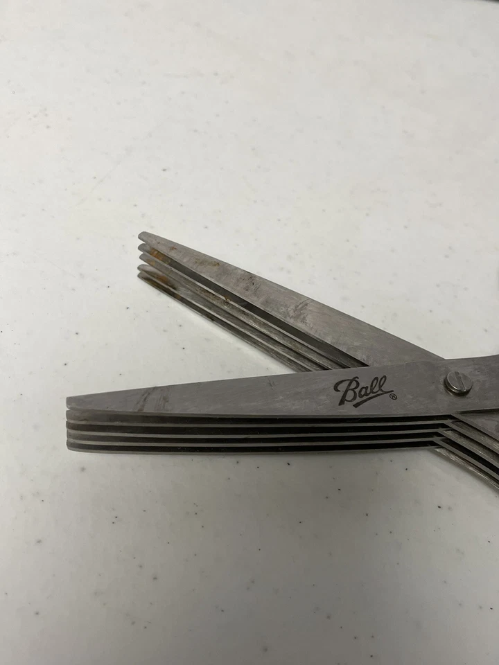 Jarden Ball 3 Blade Kitchen Herb Scissors Pre Owned Good Condition - Image 3 of 4