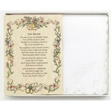 From the Groom to his Mother Wedding Handkerchief