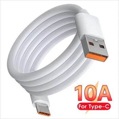 120W Type C Cable 10A Fast Charging Phone Charger Data Cord For Huawei Mate 40 5