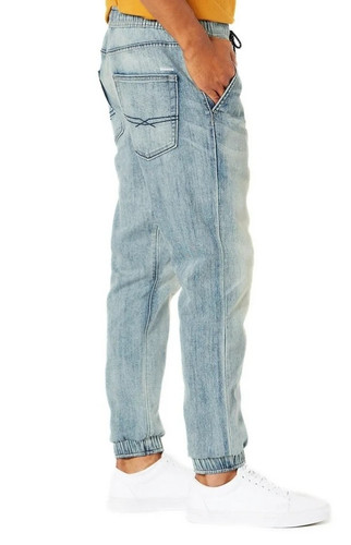 Levi Strauss Signature Slim Denim Jogger Pants Made with Water Less technology - Picture 2 of 4