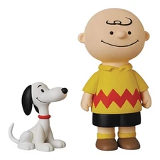 Medicom Peanuts Series 12 Charlie Brown & Snoopy Figures 94mm & 42mm New