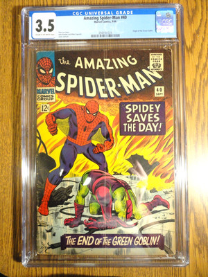 Amazing Spider-Man #40 Klassik Romita Green Goblin CGC 3.5 1. Print