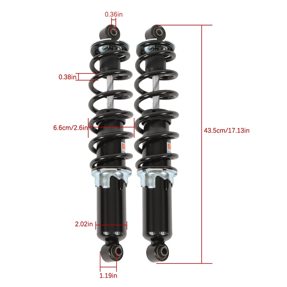 Amortiguadores delanteros 2009-2023 para Polaris Sportsman 550 850 1000 7043464 7043708 ATV Foto 3 de 4