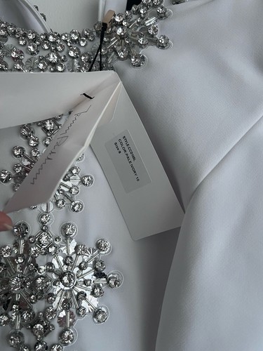 JENNY PACKHAM Embellished twill gown W/tags - Picture 7 of 14