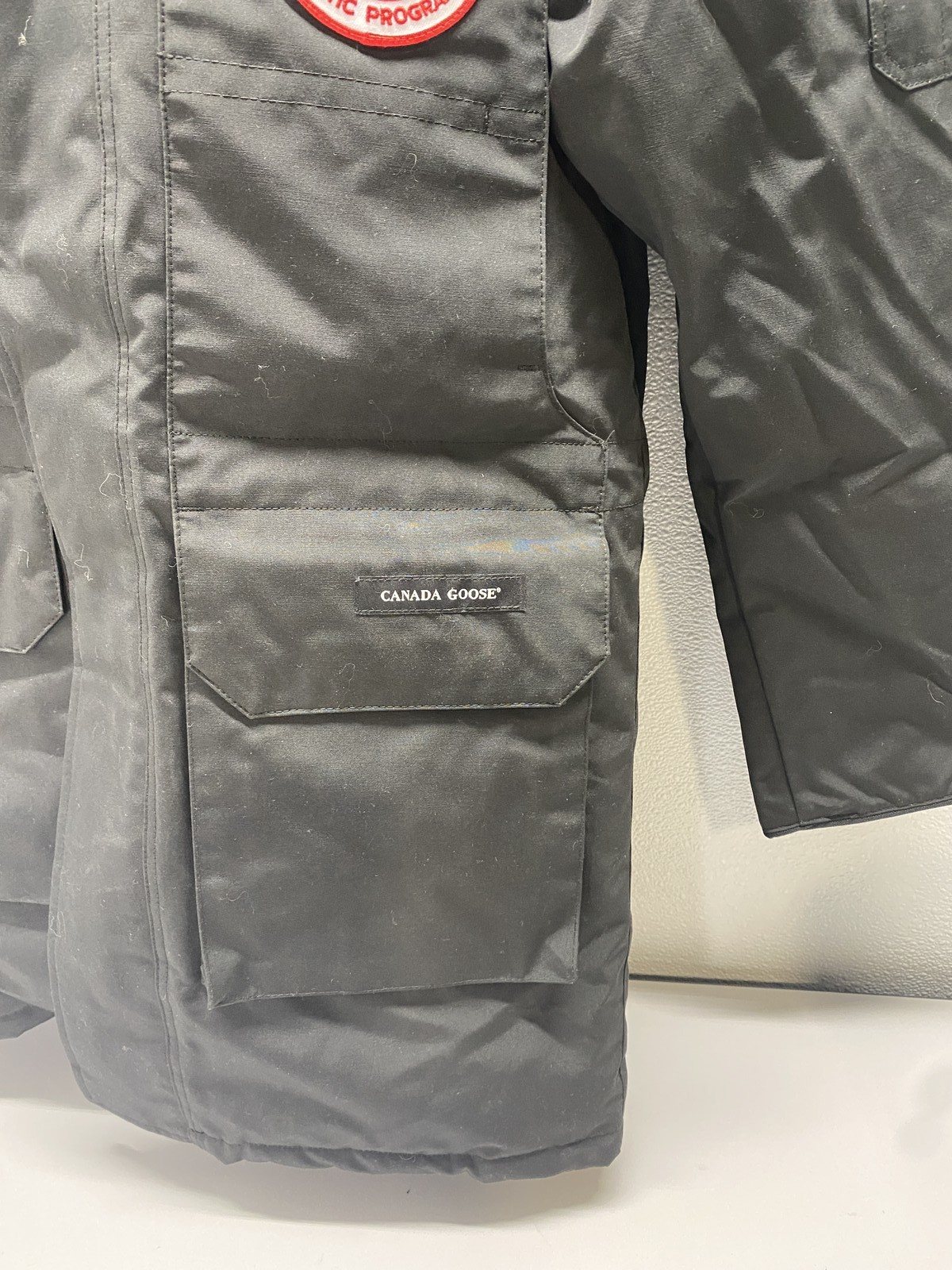 Canada Goose Mens Citadel Mid Length Down Insulated Coat Size S Black thumbnail 5