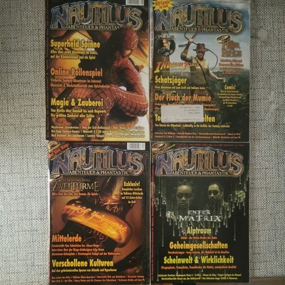 Nautilus Abenteurer & Phantastik, 4 Ausgaben, Nr. 16 - 19 / 2002 - 2003