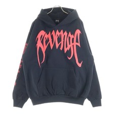 REVENGE GALLERY X Kill Hoodie Black red Hoody Double-sided Print Sweatshirt Used
