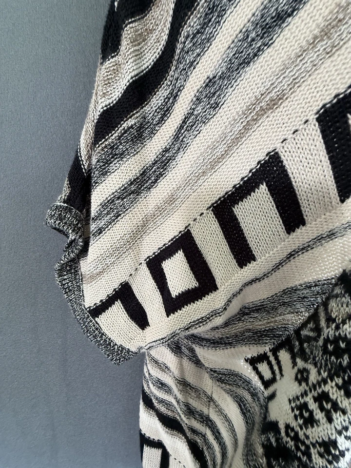 Cárdigan occidental Roxy Southwest frente abierto túnica encogida flecos para mujer mediano” Foto 2 de 4