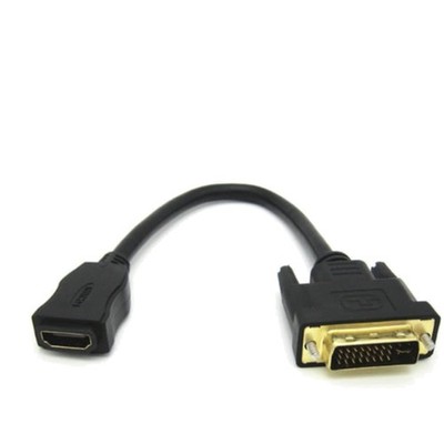DVI zu HDMI Adapter, DVI-D 24+1 Stecker auf HDMI Buchse, 4K 1080P Full HD 3D,...