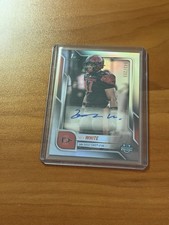 Trey White Bowman Chrome 2025 Refractor /299 Auto