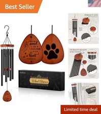 Meaningful 25.5-Inch Dog Memorial Wind Chime - Comforting Sounds for Pet Lovers