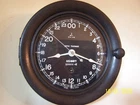 WW-2 Military Time 24 Hour U.S. Navy Seth Thomas Ship Clock Bakelite case- Works