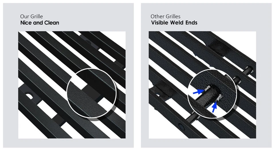 Inserto de rejilla de parachoques negro para Toyota Tundra 2003-2006 Foto 4 de 4