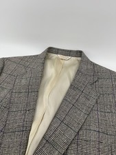 VNTG 70’s Racquet Club Scottish Summer Blends Sport Coat Blazer USA Made 46