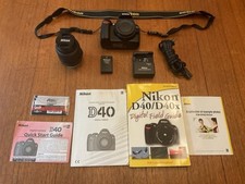 Nikon D40 Digital SLR Camera With AFS DX 18-55mm f/3.5-5.6G ED II 