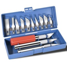 13piece Precision Exacto Knife Set, including hobby and craft knives as well ...