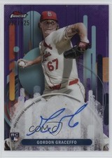 2025 Topps Finest Purple Refractor /125 Gordon Graceffo #FA-GG Auto pe8