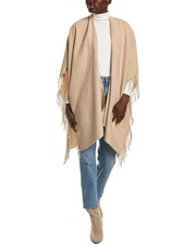 La Fiorentina Ruana Women's Brown