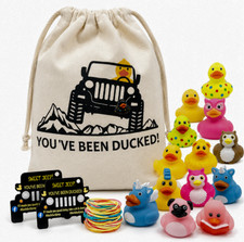 25 Jeep Ducking Rubber Ducks, 2 Bath Toys, 25...